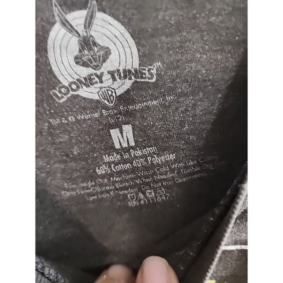 Y2K Marvin the Martian Mens M Shirt Looney Tunes DJ Music Hip Hop Rap Band Tee - Picture 4 of 7